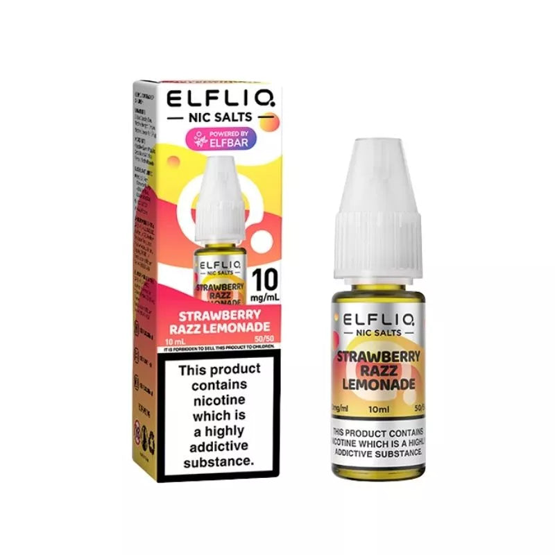 Strawberry Razz Lemonade Nic Salt by Elf Bar Elfliq - Ape Vapes