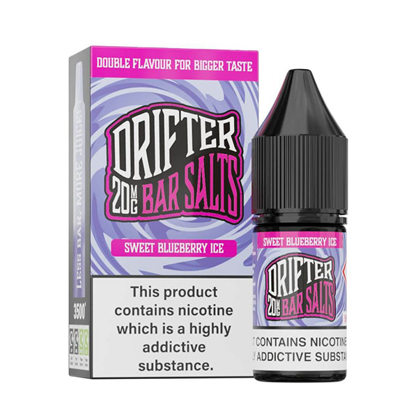 Sweet Blueberry Ice 10ml Nic Salt By Drifter Ape Vapes