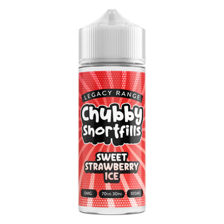 Sweet Strawberry Ice 100ml Shortfill by Chubby Shortfill Legacy Range - Ape Vapes