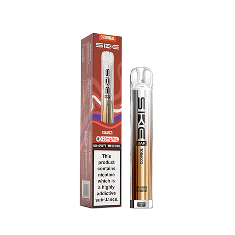 Tobacco SKE Bar 600 Pre Filled Pod Kit - Ape Vapes