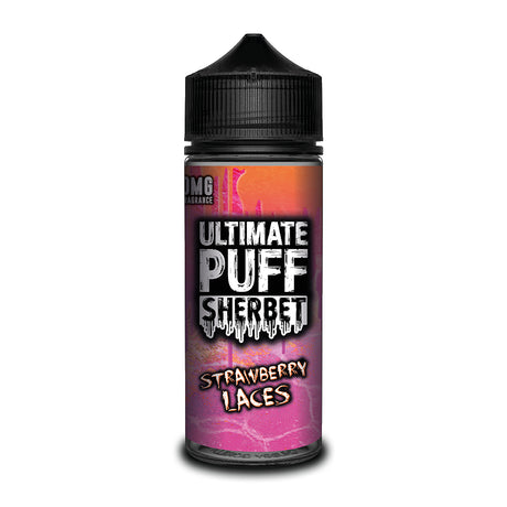 Strawberry Laces 100ml Shortfill by Ultimate Puff Sherbet - Ape Vapes