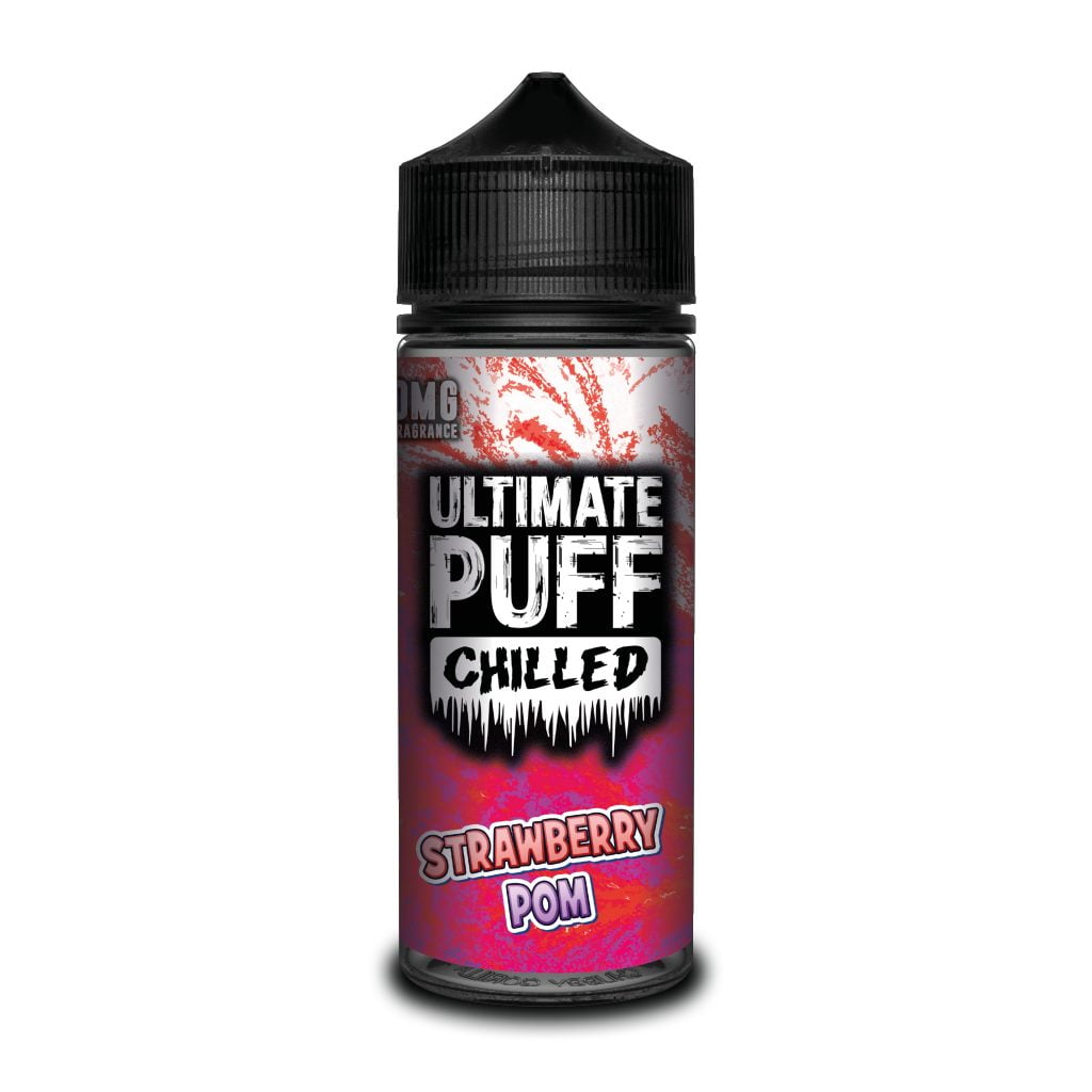 Strawberry Pom 100ml Shortfill by Ultimate Puff Chilled - Ape Vapes