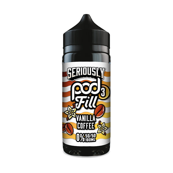 Vanilla Coffee 100ml Shortfill by Seriously Pod Fill 3 - Ape Vapes