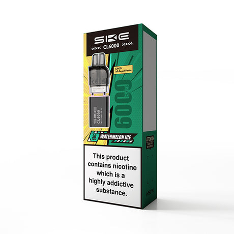 Watermelon Ice SKE Crystal CL6000 Pre-Filled Replacement Pods - Ape Vapes