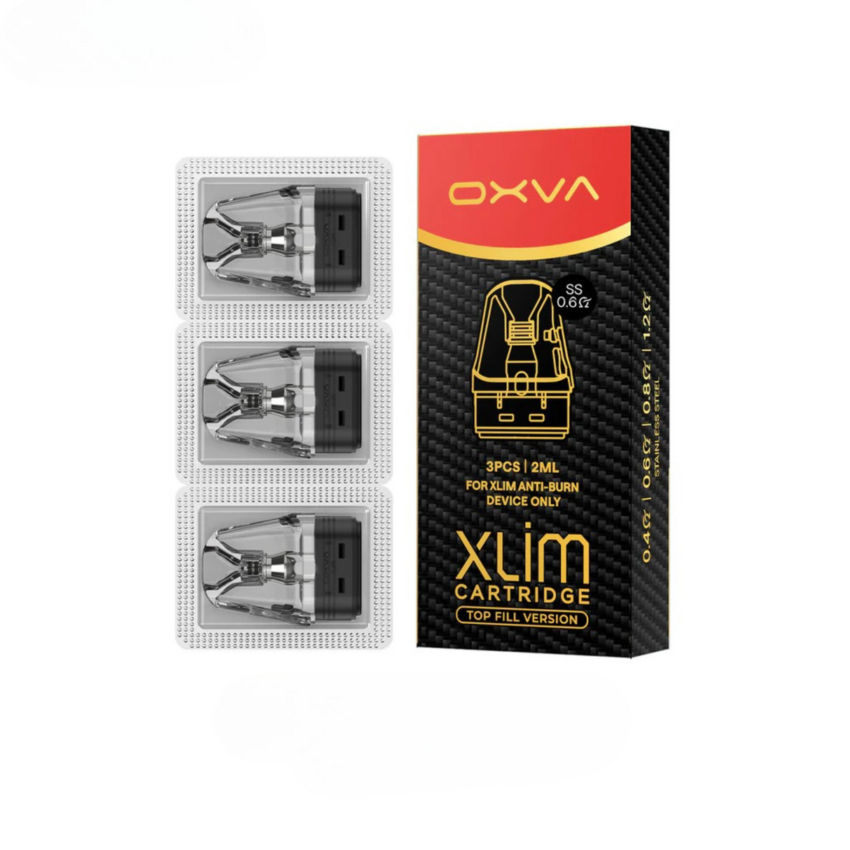 Xlim Top Fill Cartridge Stainless Steel by Oxva - Ape Vapes