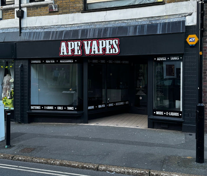 outside the shanklin store ape vapes