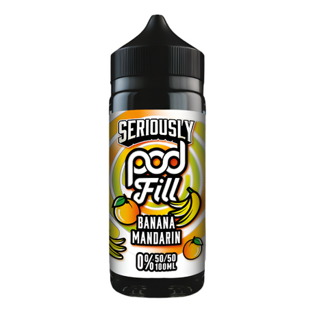 Banana Mandarin 100ml Shortfill by Seriously Pod Fill - Ape Vapes