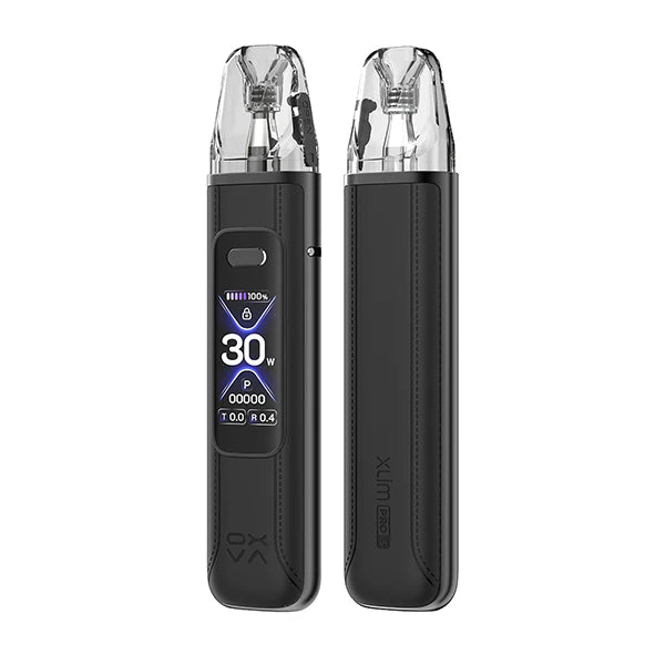 black Leather Xlim Pro 3 Pod Kit by OXVA-Ape Vapes
