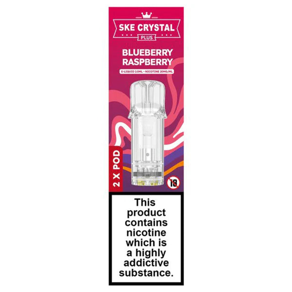 Crystal Plus Pre-Filled Pods by SKE (2 Pack) - Ape Vapes