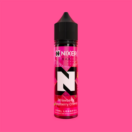 Nixer Strawberry Raspberry Cherry Longfill 60ml - Ape Vapes