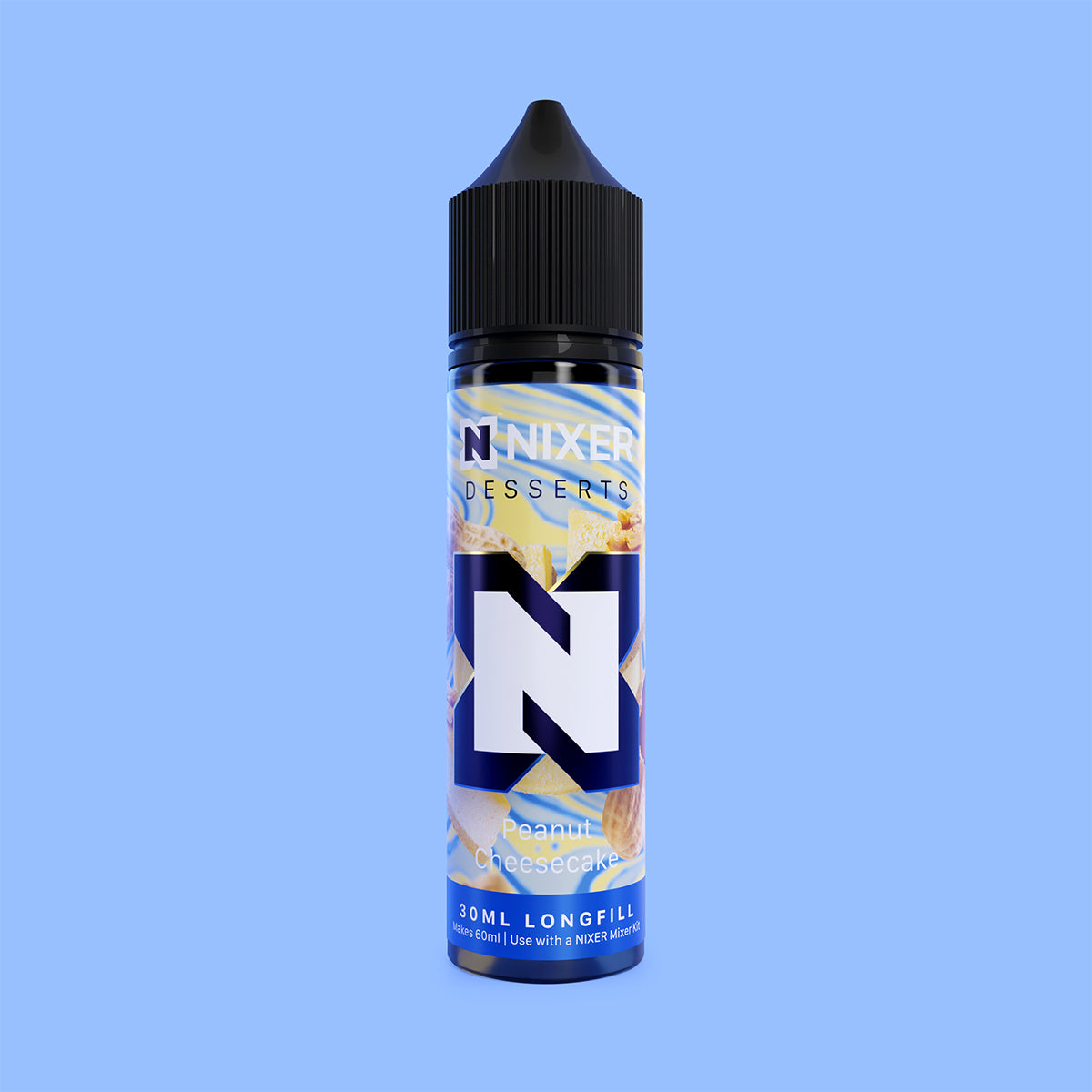 Nixer Peanut Cheesecake Longfill 60ml - Ape Vapes