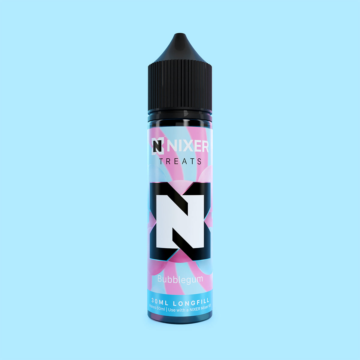 Nixer Bubblegum Longfill 60ml - Ape Vapes