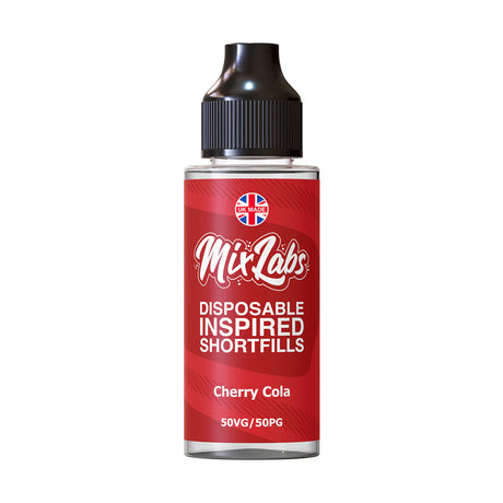 Cherry Cola 100ml Shortfill by Mix Labs - Ape Vapes