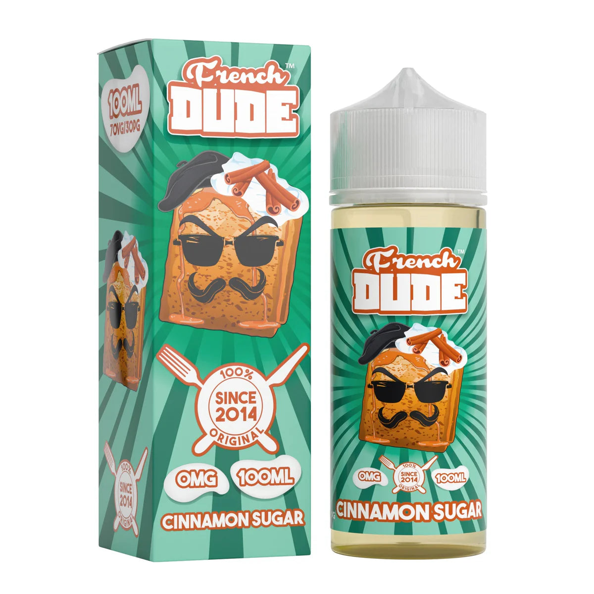 French Dude - Cinnamon Sugar 100ml Shortfill by DV Brands UK - Ape Vapes