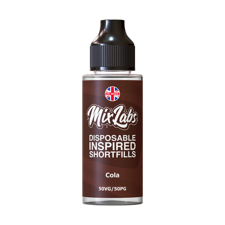 Cola 100ml Shortfill by Mix Labs - Ape Vapes