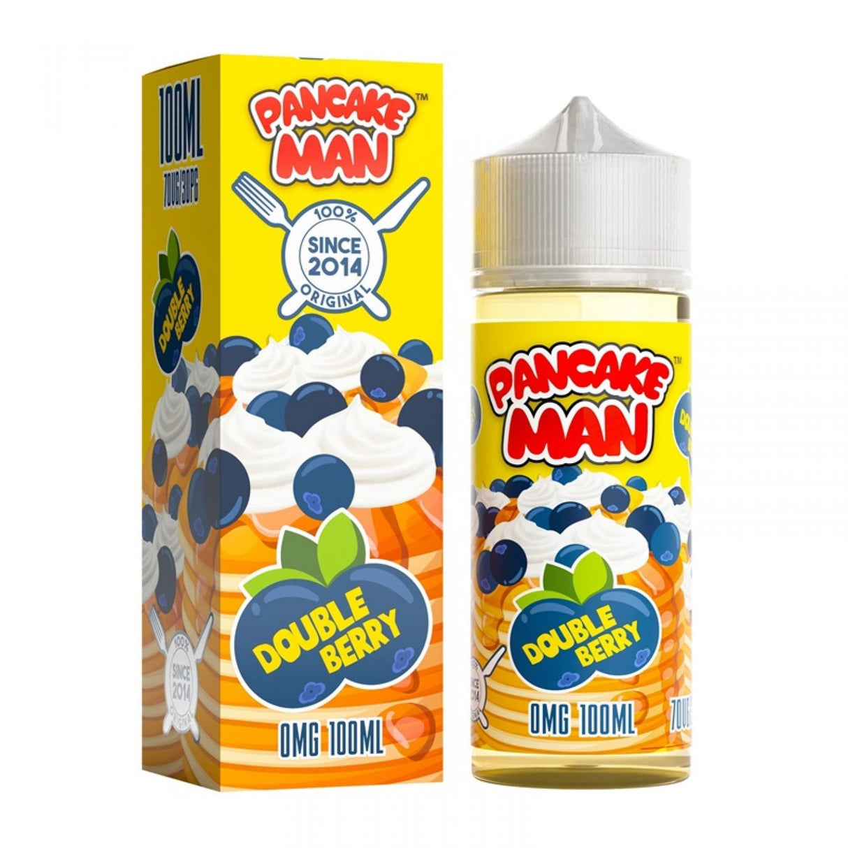 Pancake Man - Double Berry 100ml Shortfill by DV Brands UK - Ape Vapes