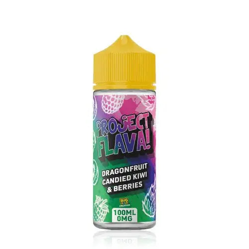Dragonfruit Candied Kiwi & Berries 100ml Shortfill | Project Flava by Big Bold - Ape Vapes