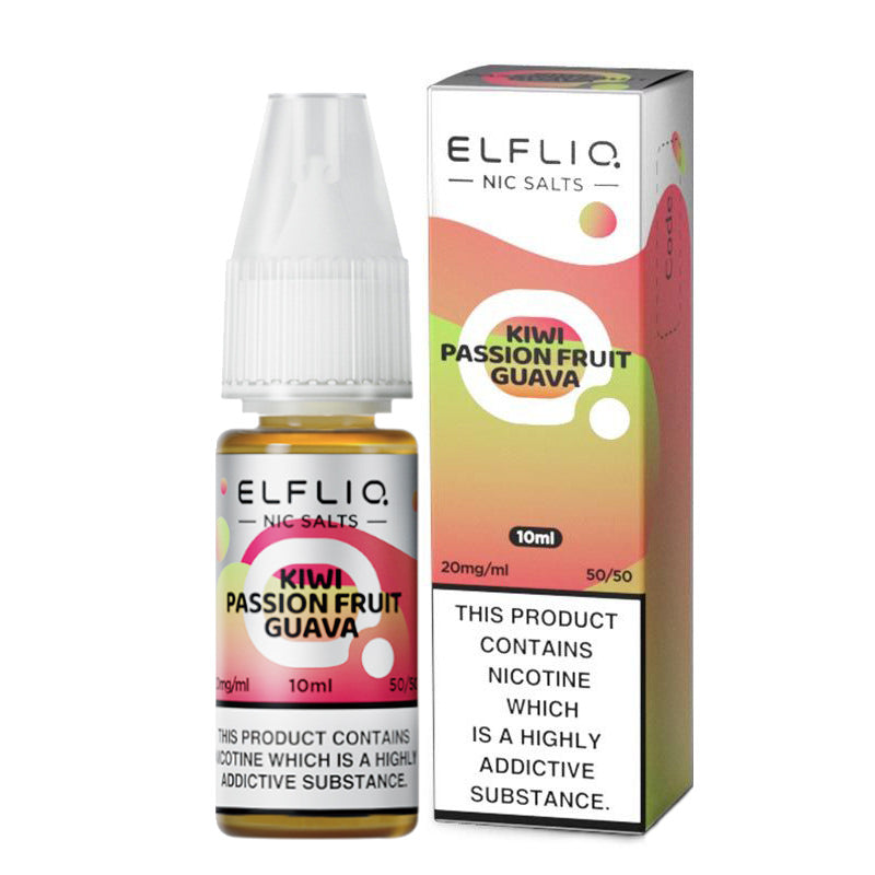 Kiwi Passionfruit Guava Nic Salt by Elf Bar Elfliq - Ape Vapes