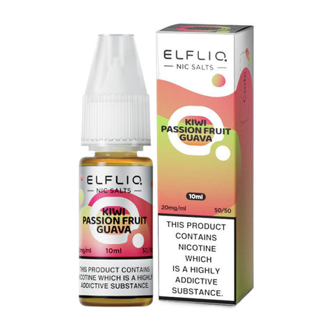 Kiwi Passionfruit Guava Nic Salt by Elf Bar Elfliq - Ape Vapes