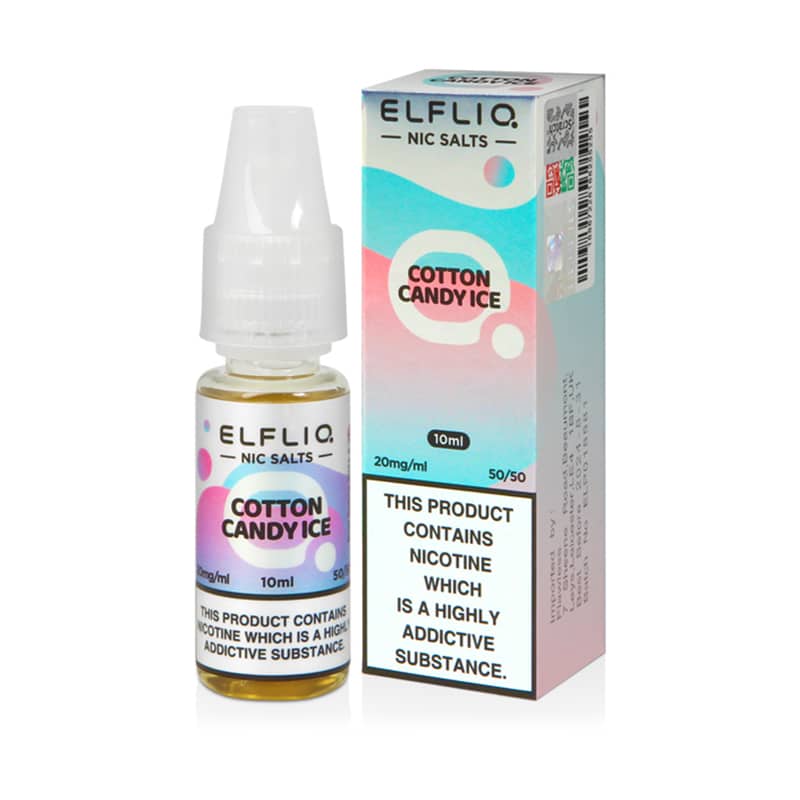 Cotton Candy Ice Nic Salt by Elf Bar Elfliq - Ape Vapes