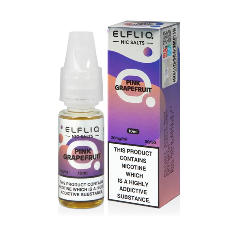 Pink Grapefruit Nic Salt by Elf Bar Elfliq - Ape Vapes