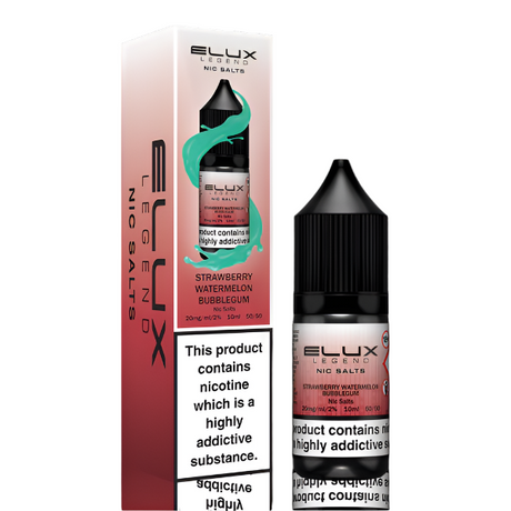 Strawberry Watermelon Bubblegum Nic Salt by Elux Legend - Ape Vapes
