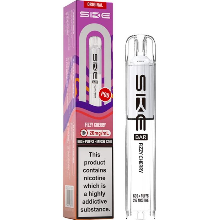 Fizzy Cherry SKE Bar 600 Replacement Prefilled Pod - Singular - Ape Vapes