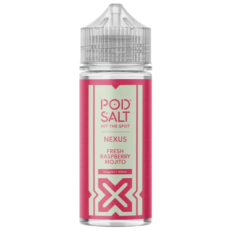 Fresh Raspberry Mojito 100ml Shortfill - Nexus by Pod Salt - Ape Vapes