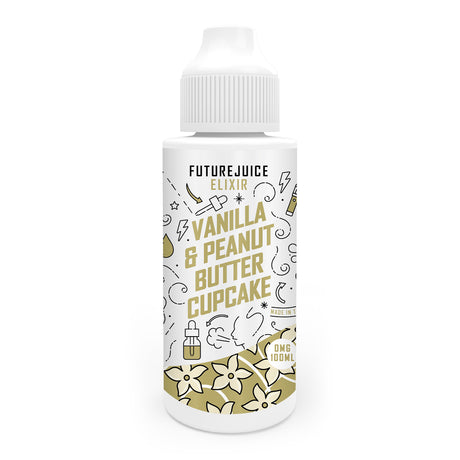 Vanilla & Peanut Butter Cupcake 100ml Shortfill by Future Juice Elixir - Ape Vapes
