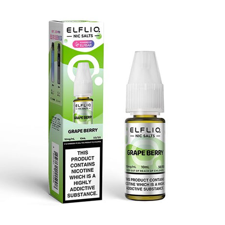 Grape Berry Nic Salt by Elf Bar Elfliq - Ape Vapes