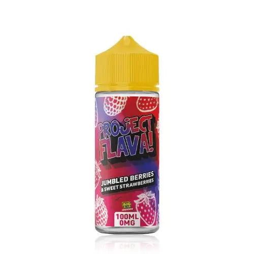 Jumbled Berries & Sweet Strawberry 100ml Shortfill | Project Flava by Big Bold - Ape Vapes