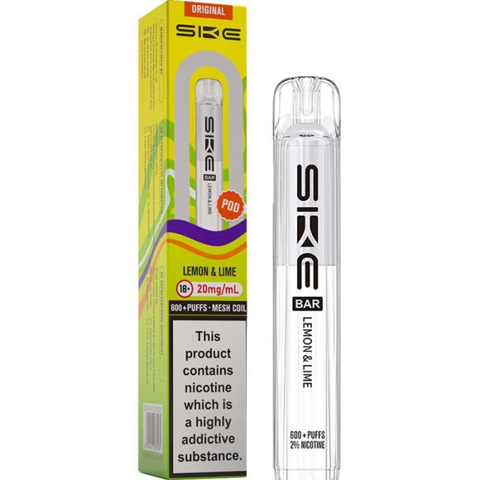 Lemon Lime SKE Bar 600 Replacement Prefilled Pod - Singular - Ape Vapes