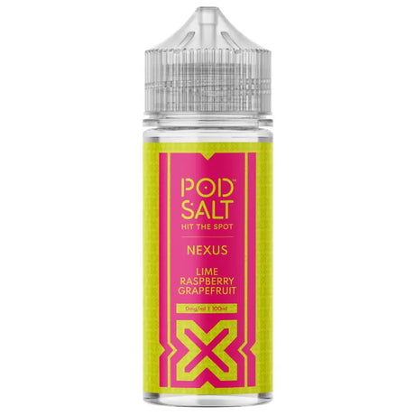 Lime Raspberry Grapefruit 100ml Shortfill - Nexus by Pod Salt - Ape Vapes
