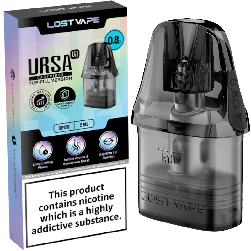 Lost Vape Ursa V3 Replacement Pods - 3 Pack