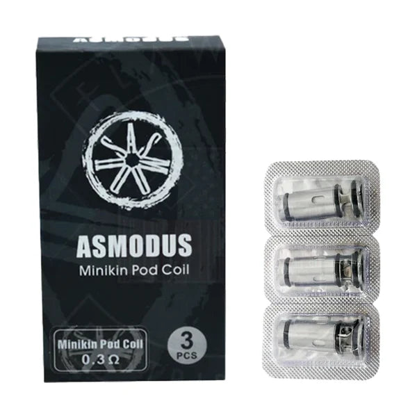 Asmodus Minikin Replacement Coils - 3 Pack - Ape Vapes