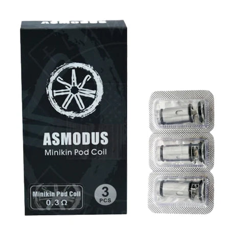 Asmodus Minikin Replacement Coils - 3 Pack - Ape Vapes