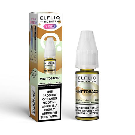 Mint Tobacco Nic Salt by Elf Bar Elfliq - Ape Vapes