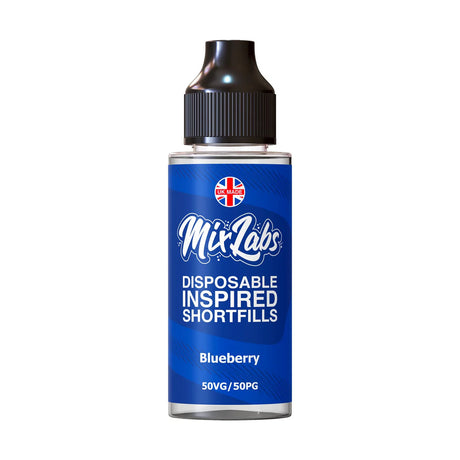 Blueberry 100ml Shortfill by Mix Labs - Ape Vapes