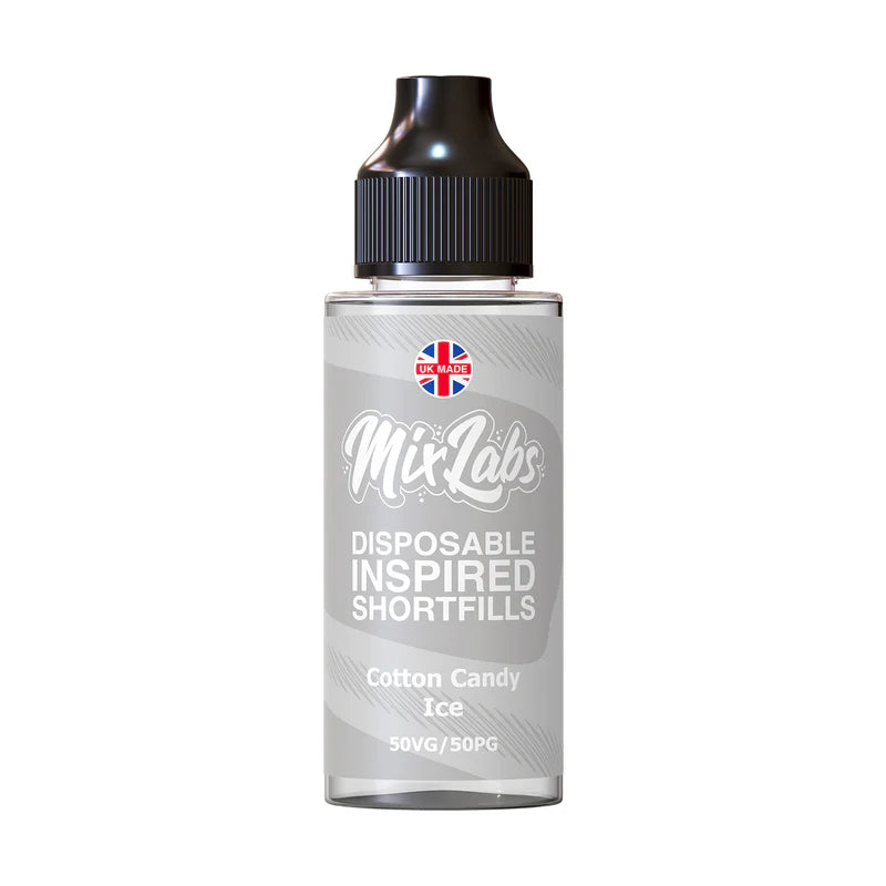 Cotton Candy Ice 100ml Shortfill by Mix Labs - Ape Vapes