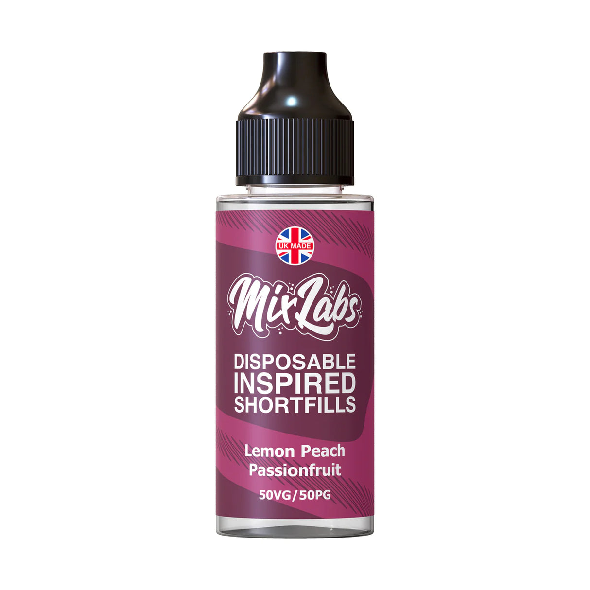 Lemon Peach Passionfruit 100ml Shortfill by Mix Labs - Ape Vapes