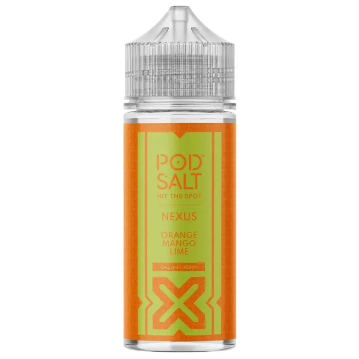 Orange Mango Lime 100ml Shortfill - Nexus by Pod Salt - Ape Vapes