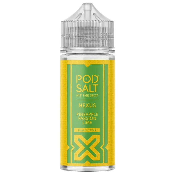 Pineapple Passion Lime 100ml Shortfill - Nexus by Pod Salt - Ape Vapes