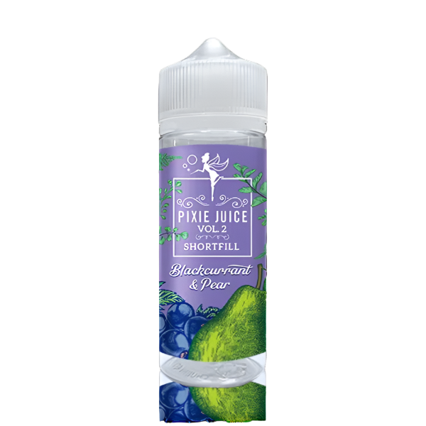 Blackcurrant & Pear 100ml Shortfill by Pixie Juice Vol 2 - Ape Vapes