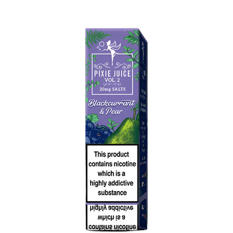 Blackcurrant & Pear 10ml Nic Salt by Pixie Juice Vol 2 - Ape Vapes