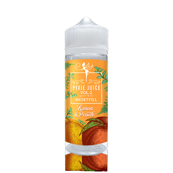Lemon & Peach 100ml Shortfill by Pixie Juice Vol 2 - Ape Vapes