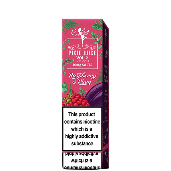 Raspberry & Plum 10ml Nic Salt by Pixie Juice Vol 2 - Ape Vapes