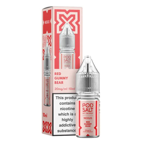 Red Gummy Bear 10ml Nic Salt - Nexus by Pod Salt - Ape Vapes