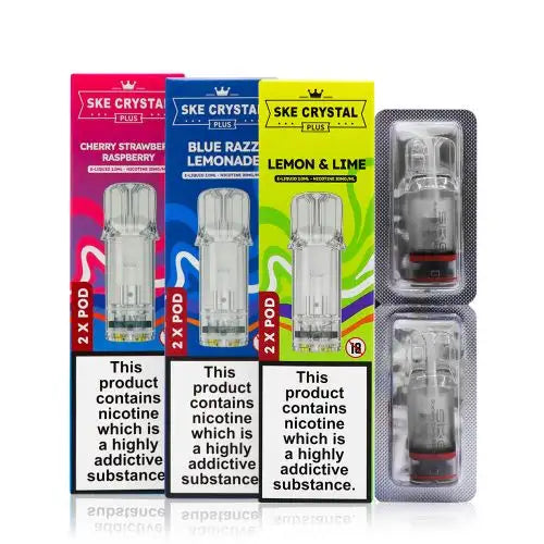 Crystal Plus Pre-Filled Pods by SKE (2 Pack) - Ape Vapes