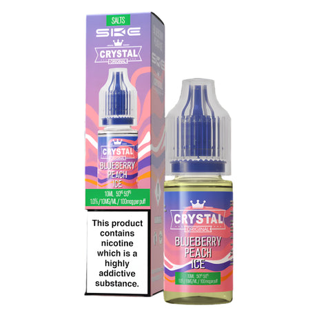 Blueberry Peach Ice 10ml Nic Salt by SKE Crystal V2 - Ape Vapes