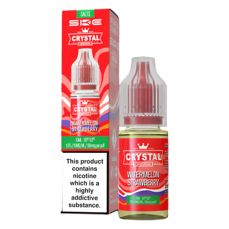 Watermelon Strawberry 10ml Nic Salt by SKE Crystal V2 - Ape Vapes